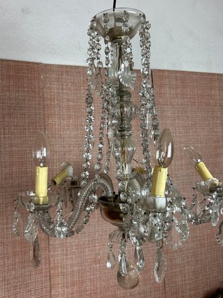 Lámpara colgante Cristal