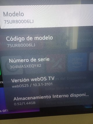 TV LG 75'' UHD 4K Serie 80
