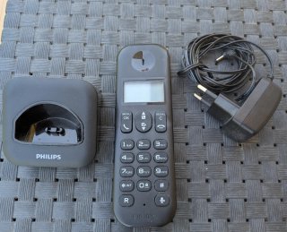 Teléfono Inalámbrico Philips Negro