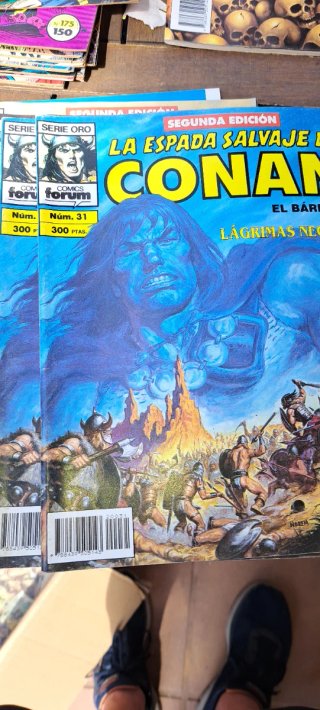 Espada salvaje conan (lote)serie oro segun edicion