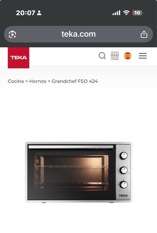 Horno sobremesa