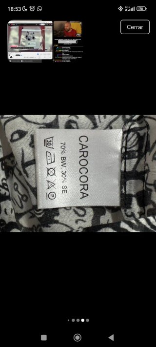 Camisa estampada manga larga