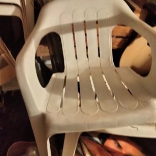 6 Sillas de Plástico Blancas