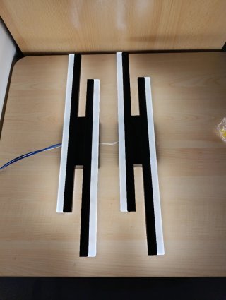 2 Lampade LED da Muro Dimmerabili
