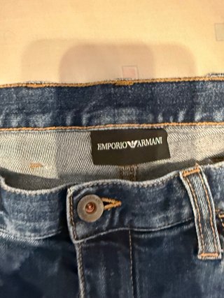 Pantalón vaquero Giorgio Armani azul