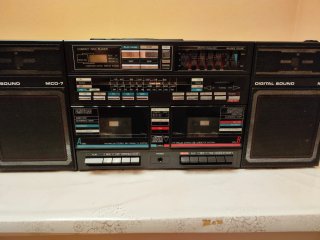 Radio cassette doble pletina amstrad MCD-7