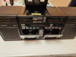Radio cassette doble pletina amstrad MCD-7
