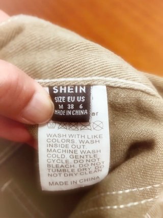 Pantalón cargo vaquero mujer verde