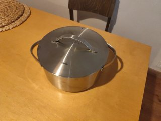 Cazuela 24cm Fissler Metal Plateada