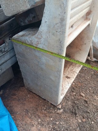 Pila de lavar granito clásica 56cm. X 95cm. De lar