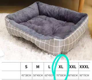 Cama perro nueva