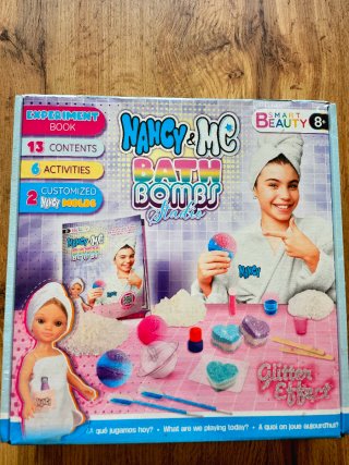 Kit Nancy y MC para hacer bombas de baño