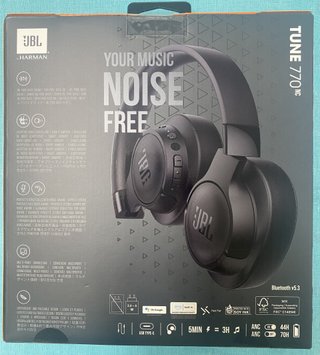 AURICULARES INALAMBRICOS JBL TUNE 770 NC NEGROS