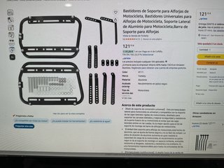 Portamaletas Universal Moto Nuevo