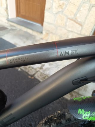BICICLETA MTB CUBE AIM EX. MEJORADA.