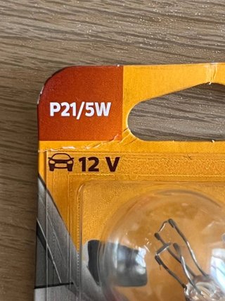 Bombillas Philips P21/5W 12V Vision