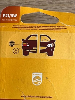 Bombillas Philips P21/5W 12V Vision