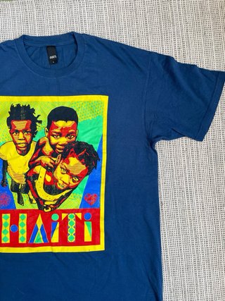 Camiseta Obey HAITI - Azul marino - Talla L