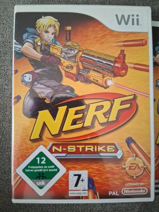 Wii Nerf N-Strike Juego y Manual