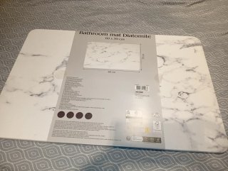 Tappeto da bagno Diatomite Marmo 60x39cm