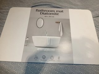 Tappeto da bagno Diatomite Marmo 60x39cm