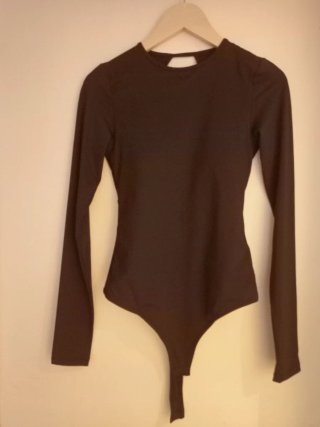 Body espalda descubierta negro talla XS