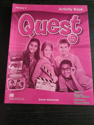 Libro de inglés activity book de quinto de primari
