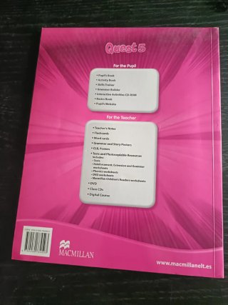 Libro de inglés activity book de quinto de primari