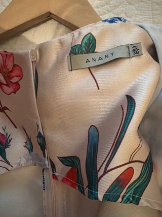 Vestido estampado flores para eventos