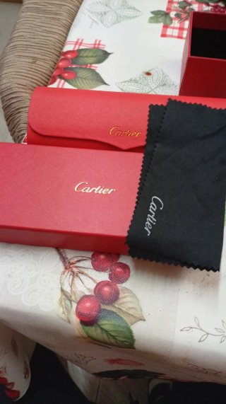 Gafas Cartier Marrón y Dorado