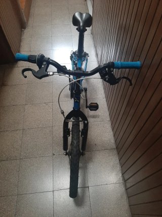 Bicicleta infantil azul