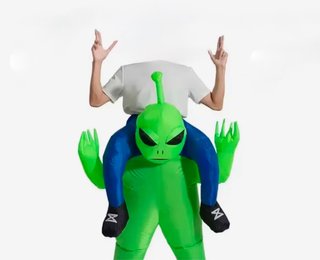 Disfraz Hinchable Alienígena