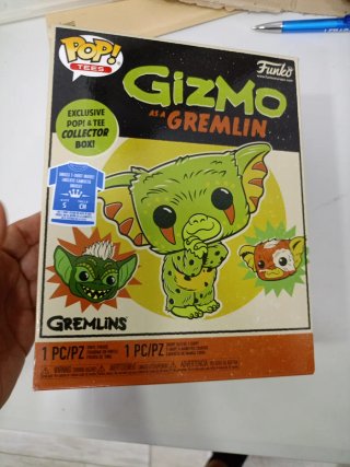 Funko Pop! Gizmo Gremlins Camiseta y Figura