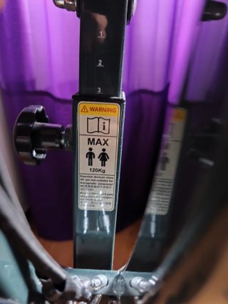 Bicicleta Estática Plegable