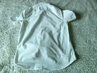 Camisa Hollister Casual Blanca Manga Corta