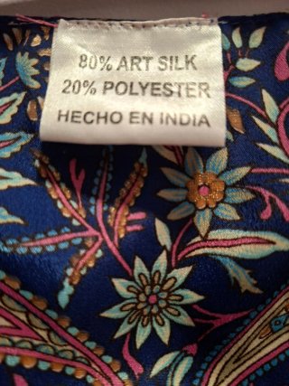 Vestido boho estampado azul