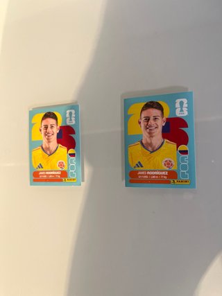 Cromos de James Rodríguez Panini Mundial 2026