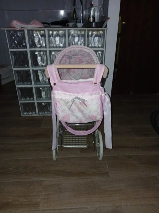 Carrito de bebé Valentina rosa