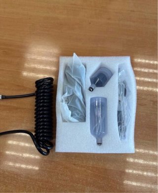 Aerógrafo con compresor y accesorios