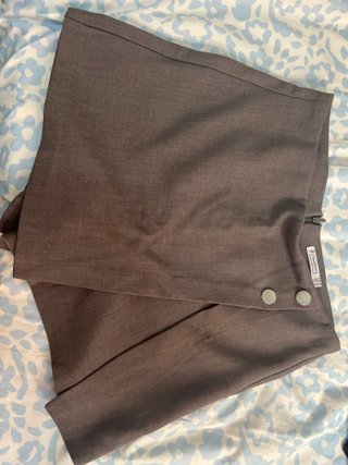 Falda pantalón (Skort) Stradivarius gris oscuro 38