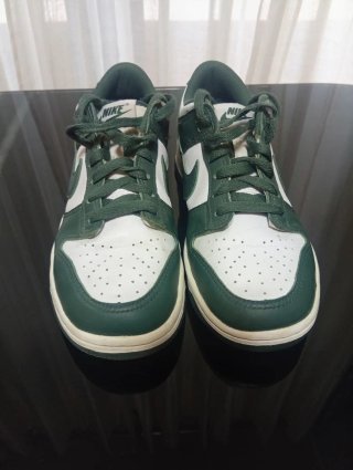 Zapatillas Nike Dunk Low Verdes y Blancas