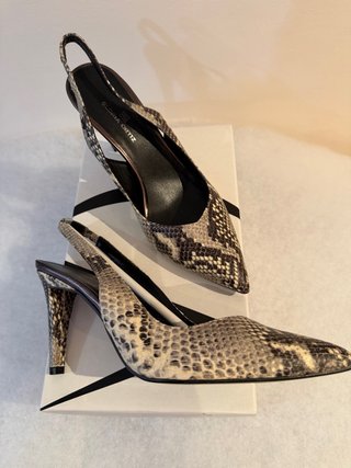 Zapatos Gloria Ortiz tacón piel serpiente