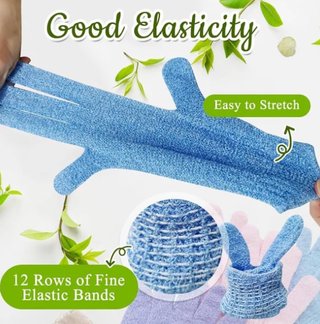 SIN ABRIR Pack de 3 Pares Guantes Exfoliantes