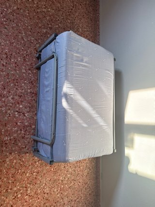 Cama plegable de tela
