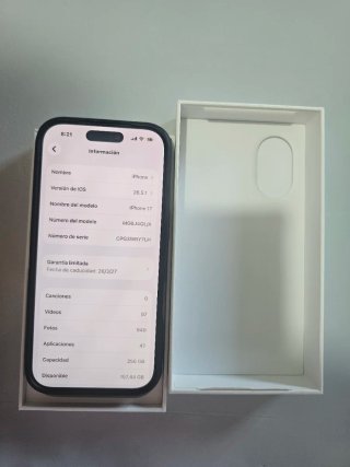 iPhone 17 256GB Negro