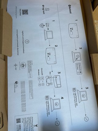 Caja Teclado Logitech Wave Keys Ergonómico