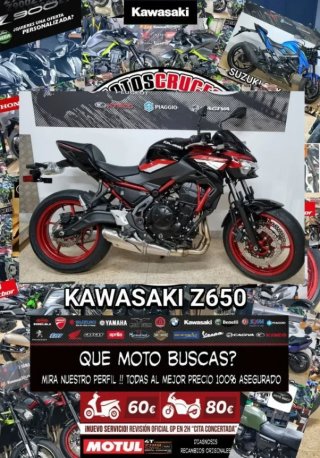 7 2026 VER DESCRIPCIÓN  OFERTA KAWASAKI Z500/650