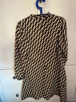 vestido estampado mujer manga larga