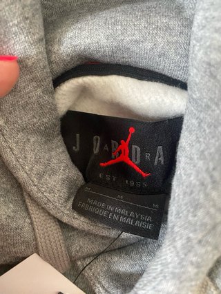 Sudadera Jordan Gris Talla M