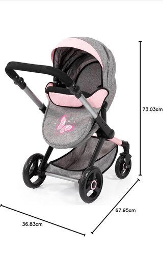Carrito de bebe de juguete